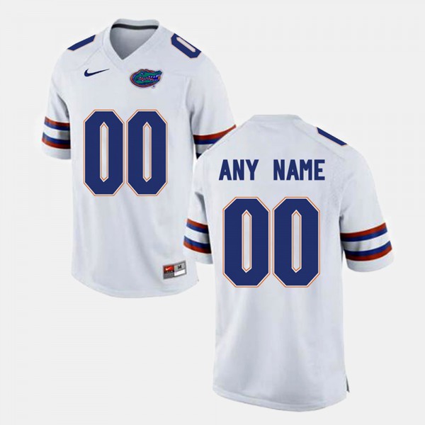 Florida Gators Men #00 College Limited Football Custom Jerseys White