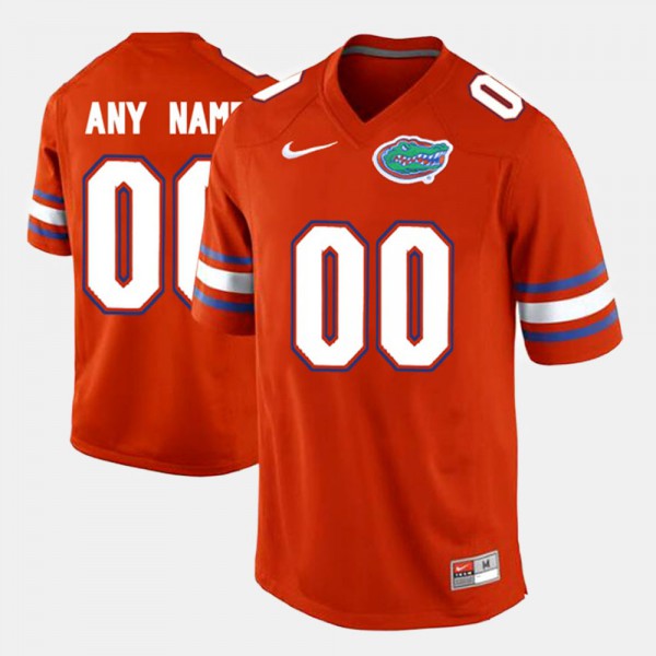 Florida Gators Men #00 College Limited Football Customized Jerseys Orange